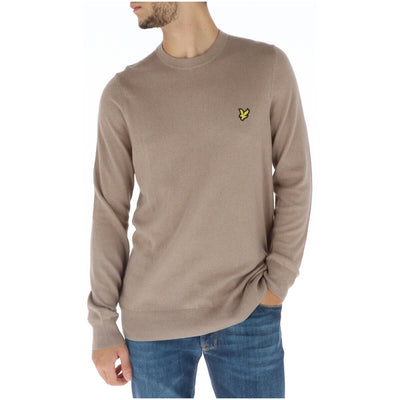 Lyle & Scott Maglia Uomo Blu Scollo Tondo Manica Lunga Cotone Lana Merino Autunno Inverno KN2110VC