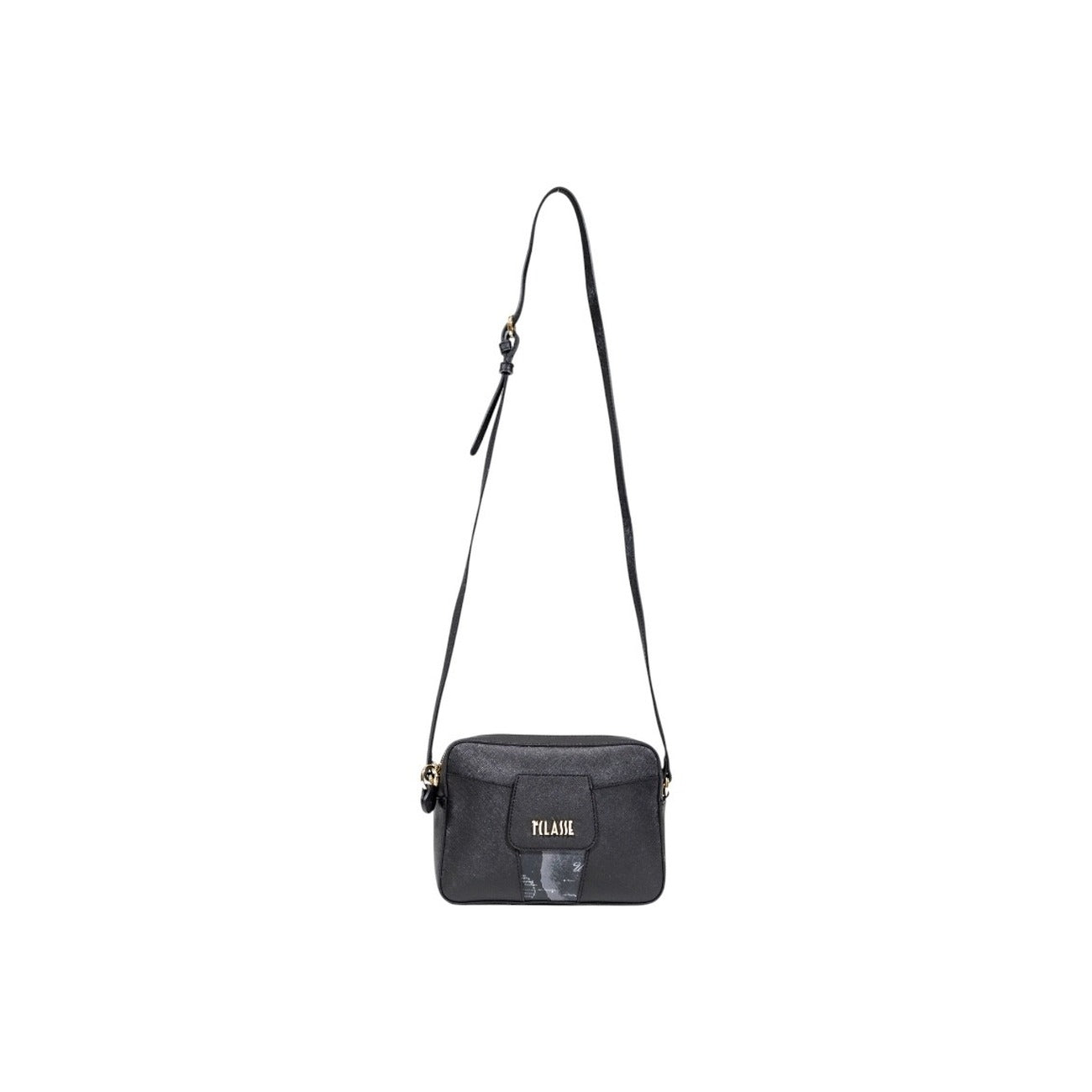 Alviero Martini Prima Classe Women's Shoulder Bag in Black - Iconic Geo Print