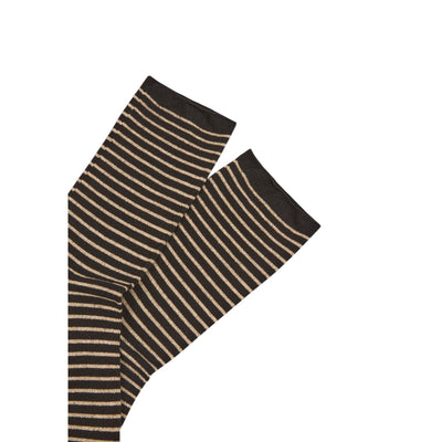 Morgan De Toi Calze Donna Nere con Stampa - Calze Cotone Poliammide Elastan