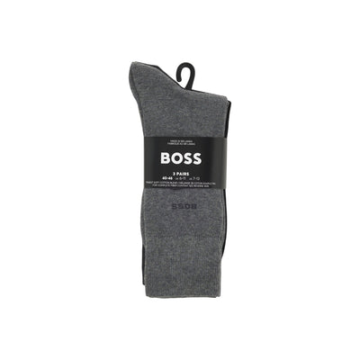 Boss Calze Uomo Grigie - Calze Cotone Poliammide Elastan