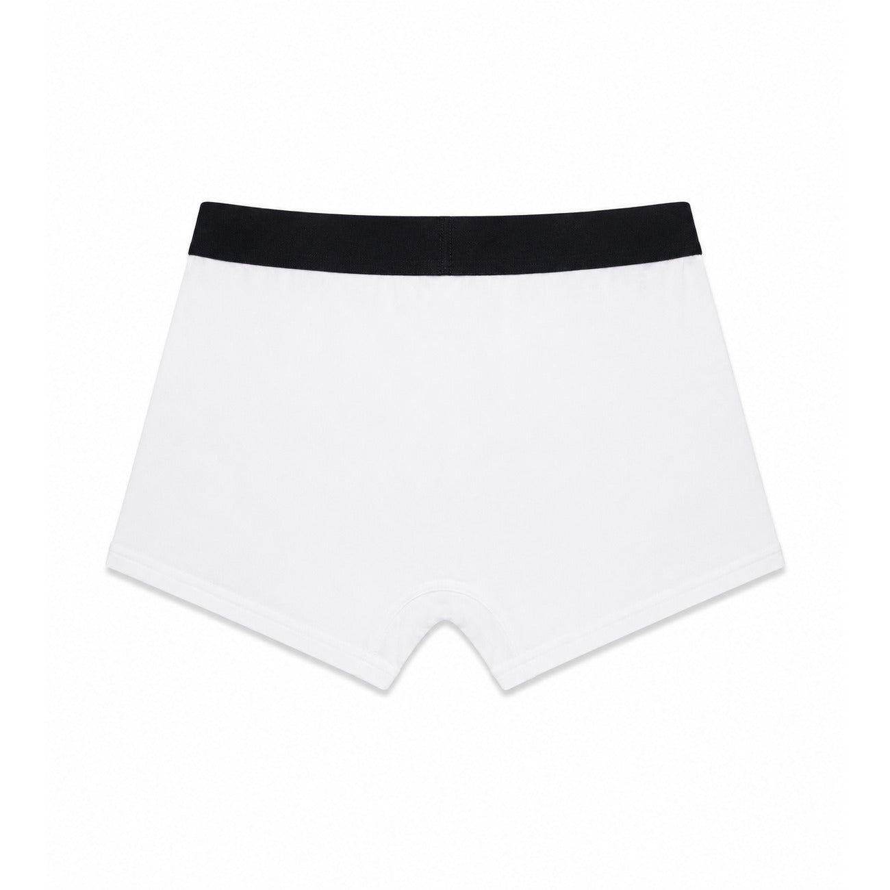 Set 2 Boxer Palm Angels; Bianco/Nero. Fascia logata iconica, cotone elasticizzato premium, vestibilità aderente. Il tocco streetwear definitivo per l'intimo quotidiano. Posteriore 