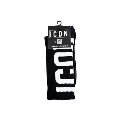 Icon Calze Uomo Bordeaux con Stampa - Calze Cotone Poliestere Poliammide Elastan