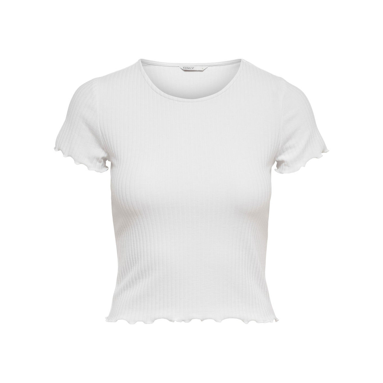 Only T-Shirt Donna Nera Manica Corta Scollo Tondo 63% Poliestere 32% Viscosa 5% Elastan Primavera/Estate 15201206