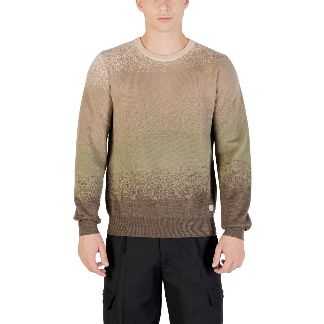 Gianni Lupo Maglia Uomo Beige Acrilico Lana - Maglione Maniche Lunghe Scollo Tondo