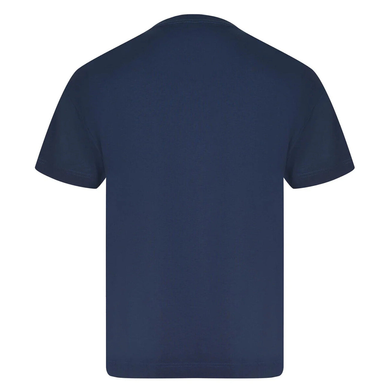 T-shirt Intima Uomo Palm Angels; Cotone Stretch. Girocollo, maniche corte, blu navy. Tessuto leggero, traspirante e aderente. L'eccellenza dell'intimo firmato Palm Angels. Vista posteriore 