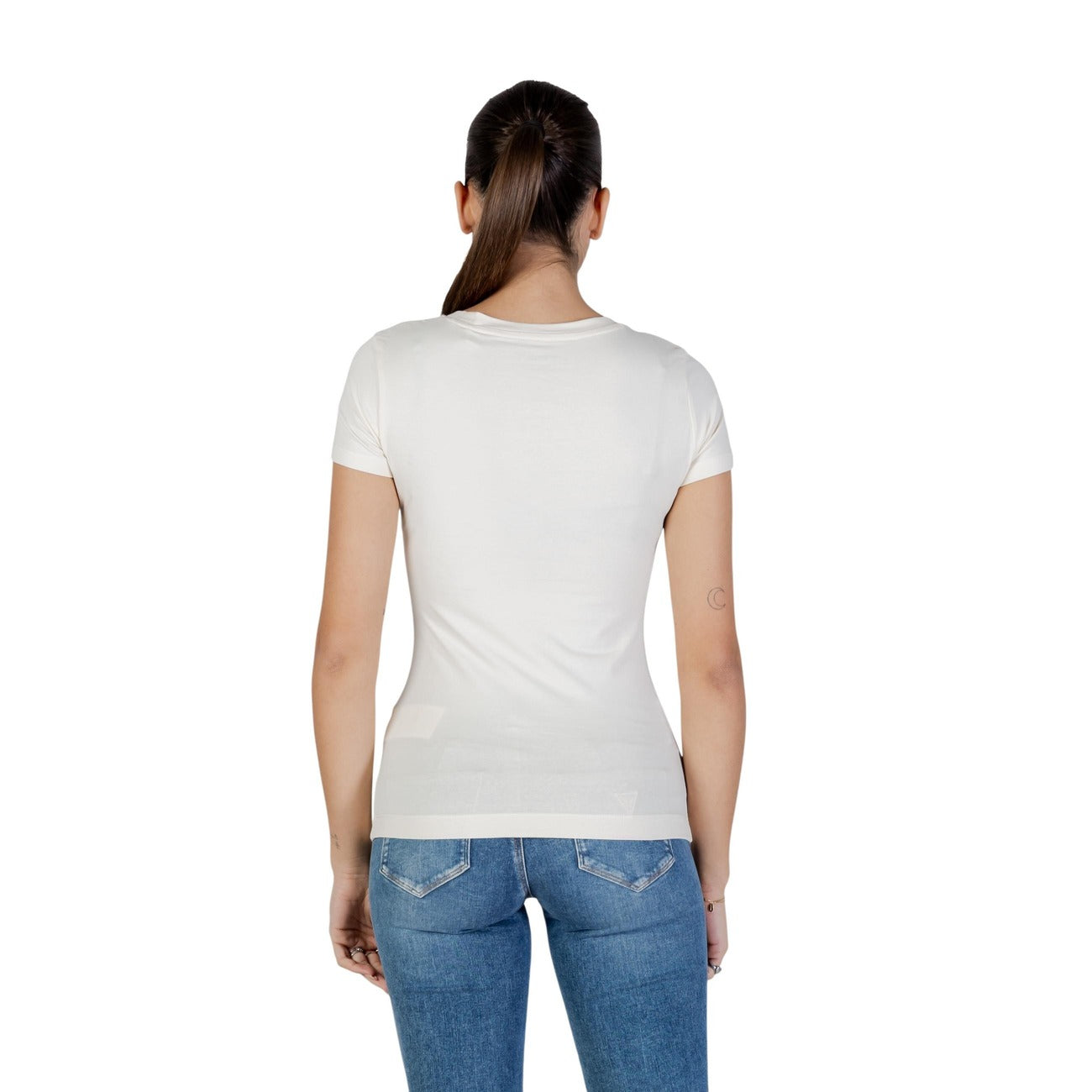 Guess T-Shirt LEO TRIANGLE TEE Donna Manica Corta W6RI32 J1314