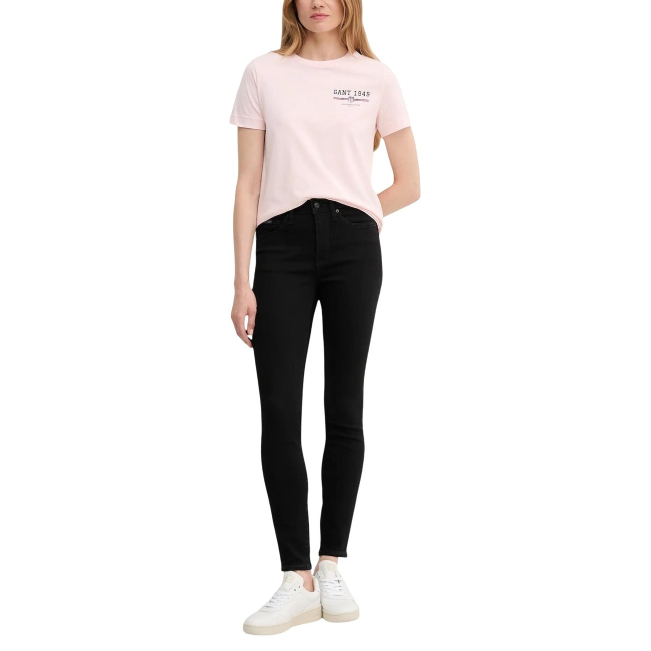 Calvin Klein Jeans Jeans Donna Nero Zip Bottone Tasche Anteriori Posteriori Cotone 100% Autunno Inverno LV047C777G