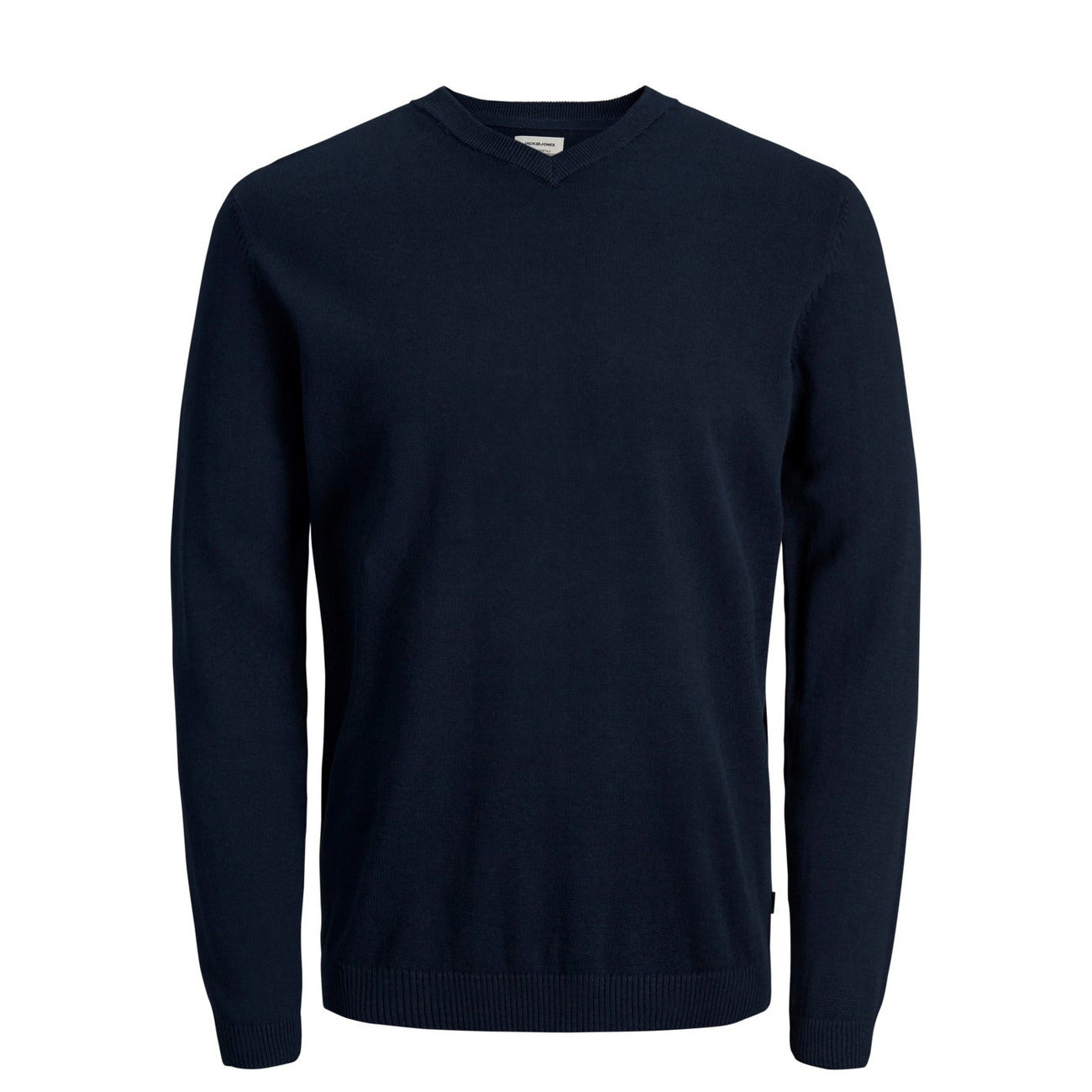 Jack & Jones Maglia Uomo Grigio Scollo a V Manica Lunga Cotone 100% Autunno Inverno 12137194