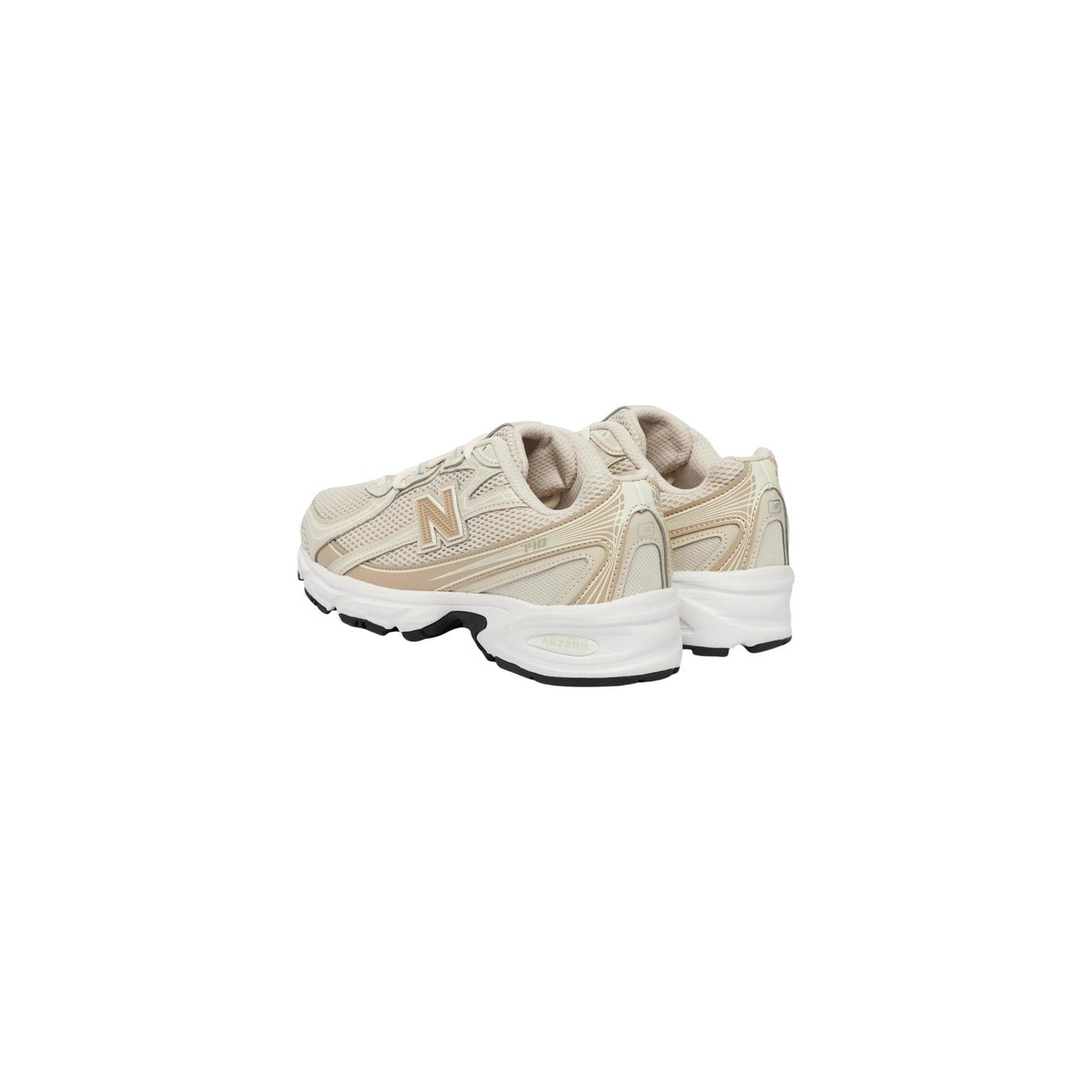 Sneakers New Balance G74047M; Suola ABZORB. Tomaia sintetica perforata, ammortizzazione d'eccellenza, logo NB. Scarpa donna ergonomica, traspirante e ultra-comoda per la stagione 2026. Colore beige 