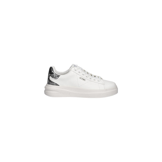 Sneakers Guess donna bianche con lacci 80% pelle 20% poliestere - vista laterale destra