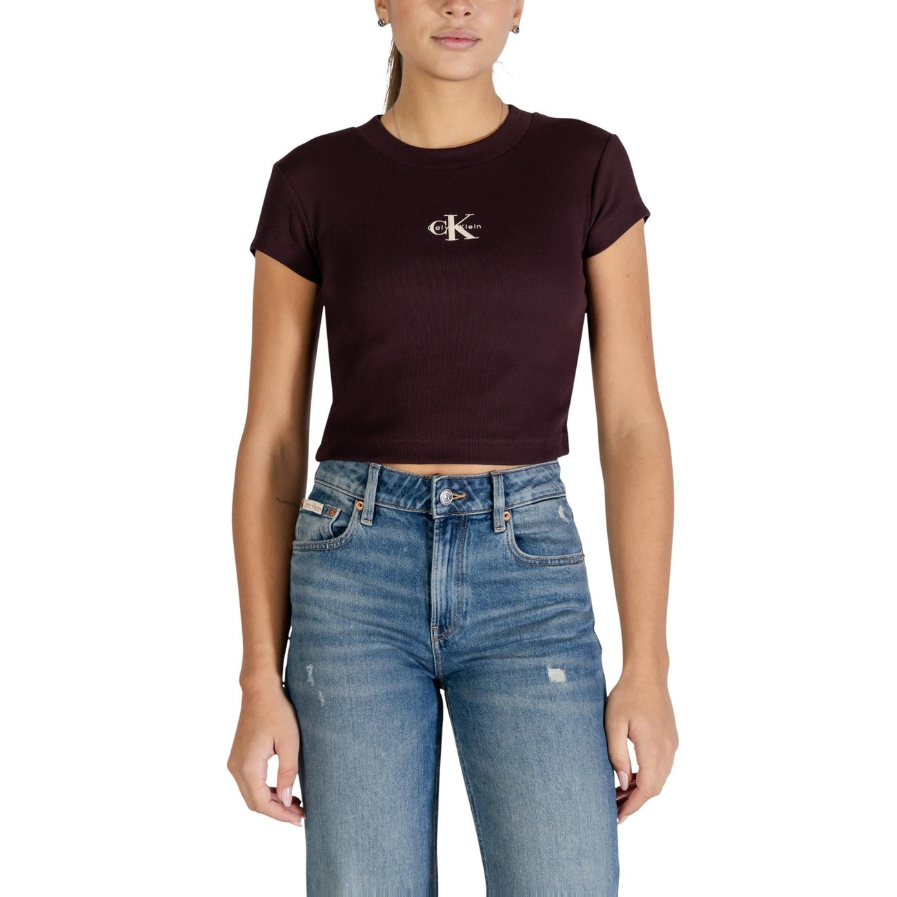 Calvin Klein Jeans
MONOGRAM BABY TEE - T-shirt basic - mocha brown Vista frontale 