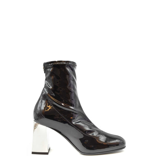 Giuseppe Zanotti Stivali Donna Neri con Tacco Largo Stivaletti in Pelle 100% Autunno/Inverno B_40907