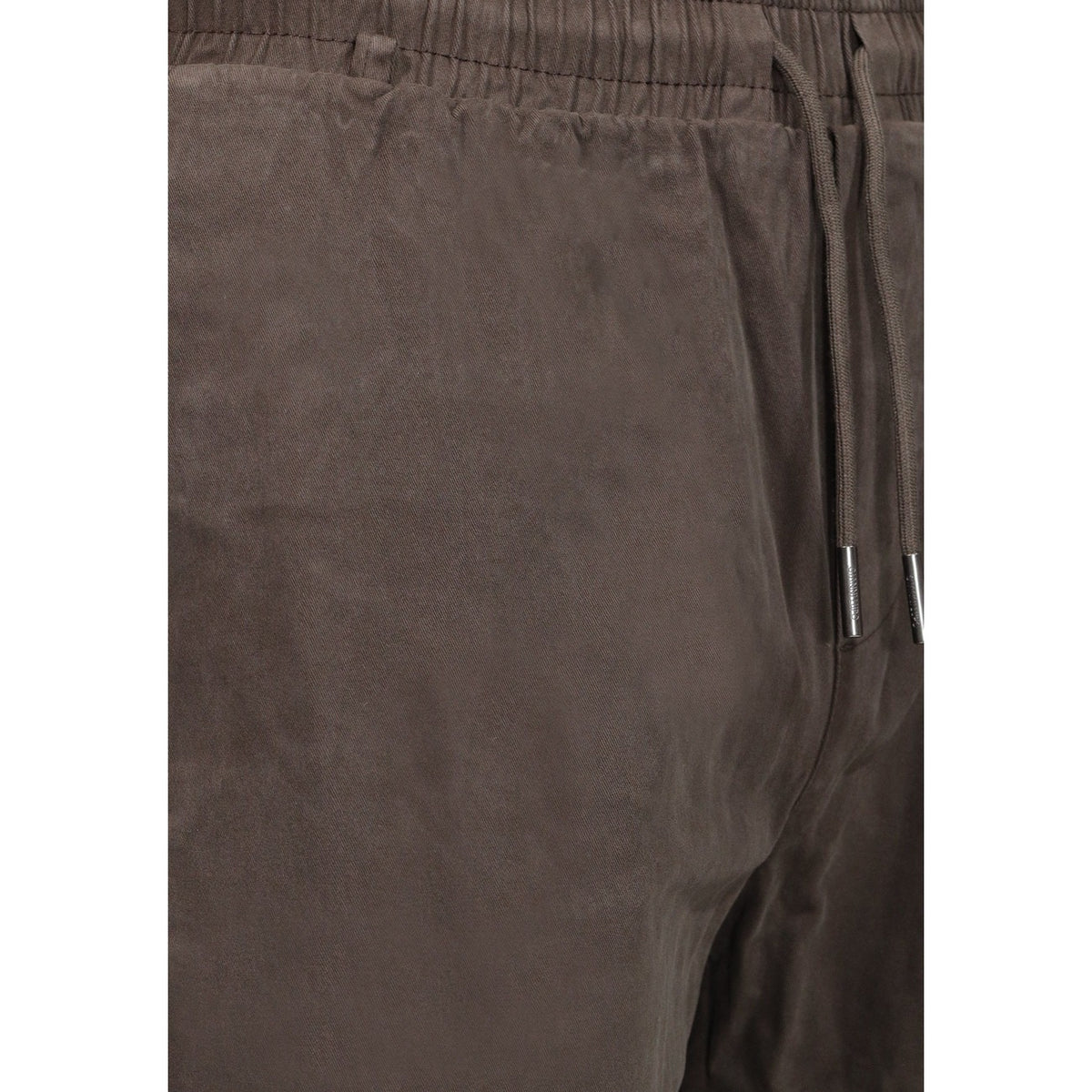 Pantalone marrone uomo coulisse Gianni Lupo GL5109BD-F26. Pantaloni casual mezza stagione in cotone elasticizzato con vita elasticizzata.
