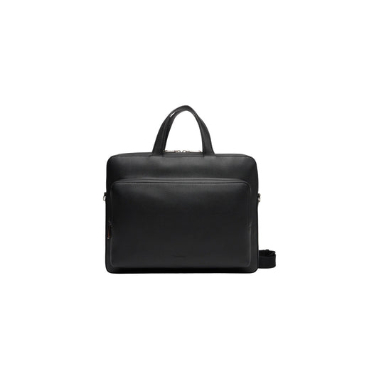 Calvin Klein Borsa Uomo Nero Cerniera Tasche Tracolla Poliestere 30% Poliuretano 70% LV04D3012G