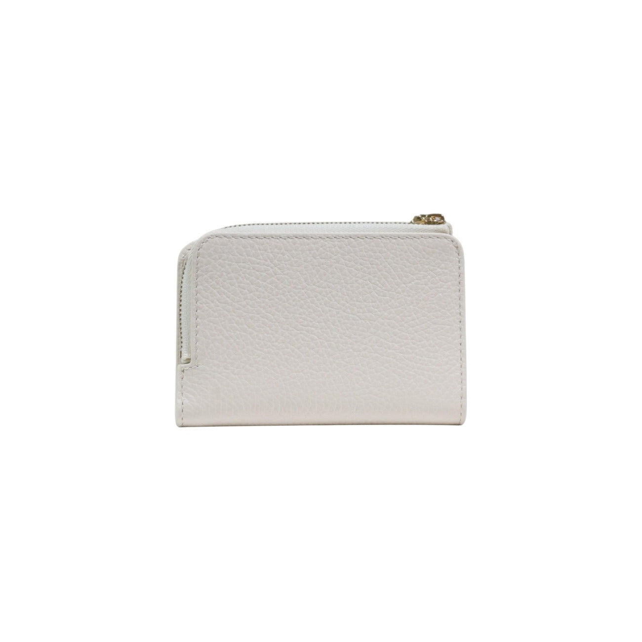 Coccinelle Portafoglio Slim Bianco; 100% pelle, chiusura con zip, 13x8.5x1 cm. Compatto, chic ed essenziale. Vista posteriore 