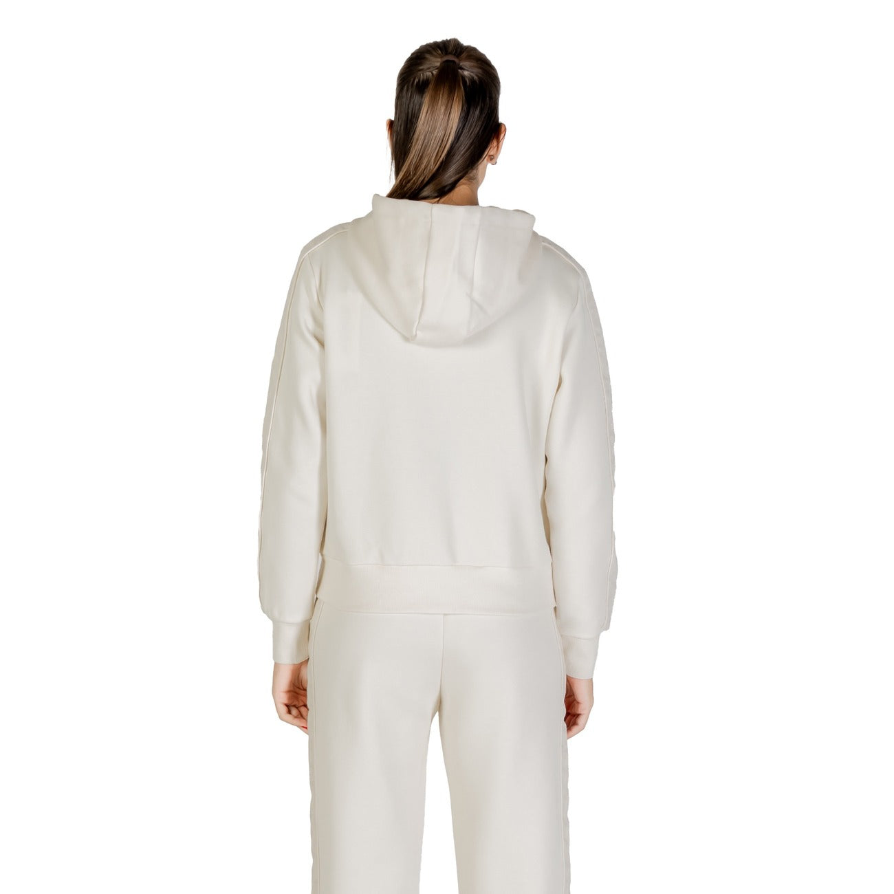 Guess Felpa Cappuccio Donna Beige V5YQ00 KB3P2 - Cotone 51%