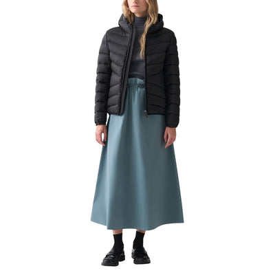 Colmar Originals Giubbotto Donna Nero con Cerniera Cappuccio Maniche Lunghe Scollo Alto Tasche Anteriori - Giubbotto Poliammide