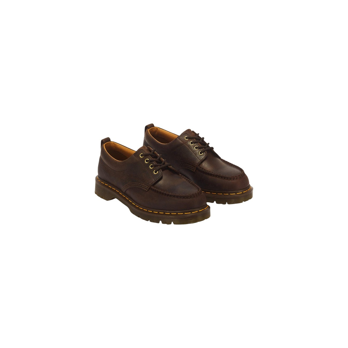 Scarpe uomo Dr. Martens Lowell Chukka marroni – Scarpe basse in pelle Crazy Horse 43348200.