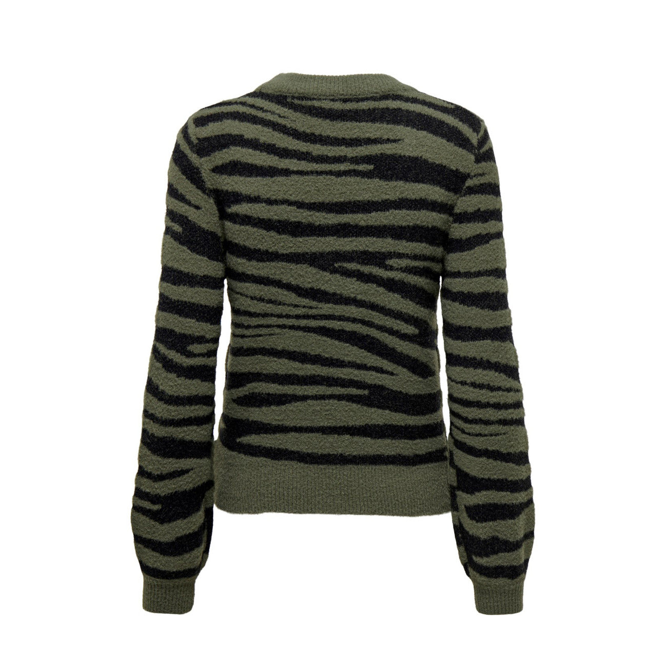 Jacqueline De Yong Maglia Donna Zebrato Scollo Tondo Manica Lunga Viscosa Poliestere Autunno Inverno 15292890