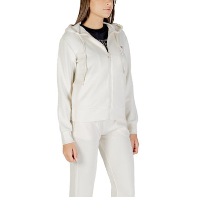 Guess Active Felpa Zip Donna Bianca V4YQ06 KCAY2 - Modal 42%