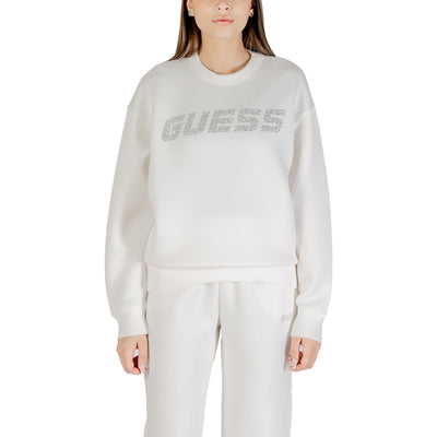 Guess Active Felpa Donna Bianca V4BQ15 K7UW2 - Viscosa 77%