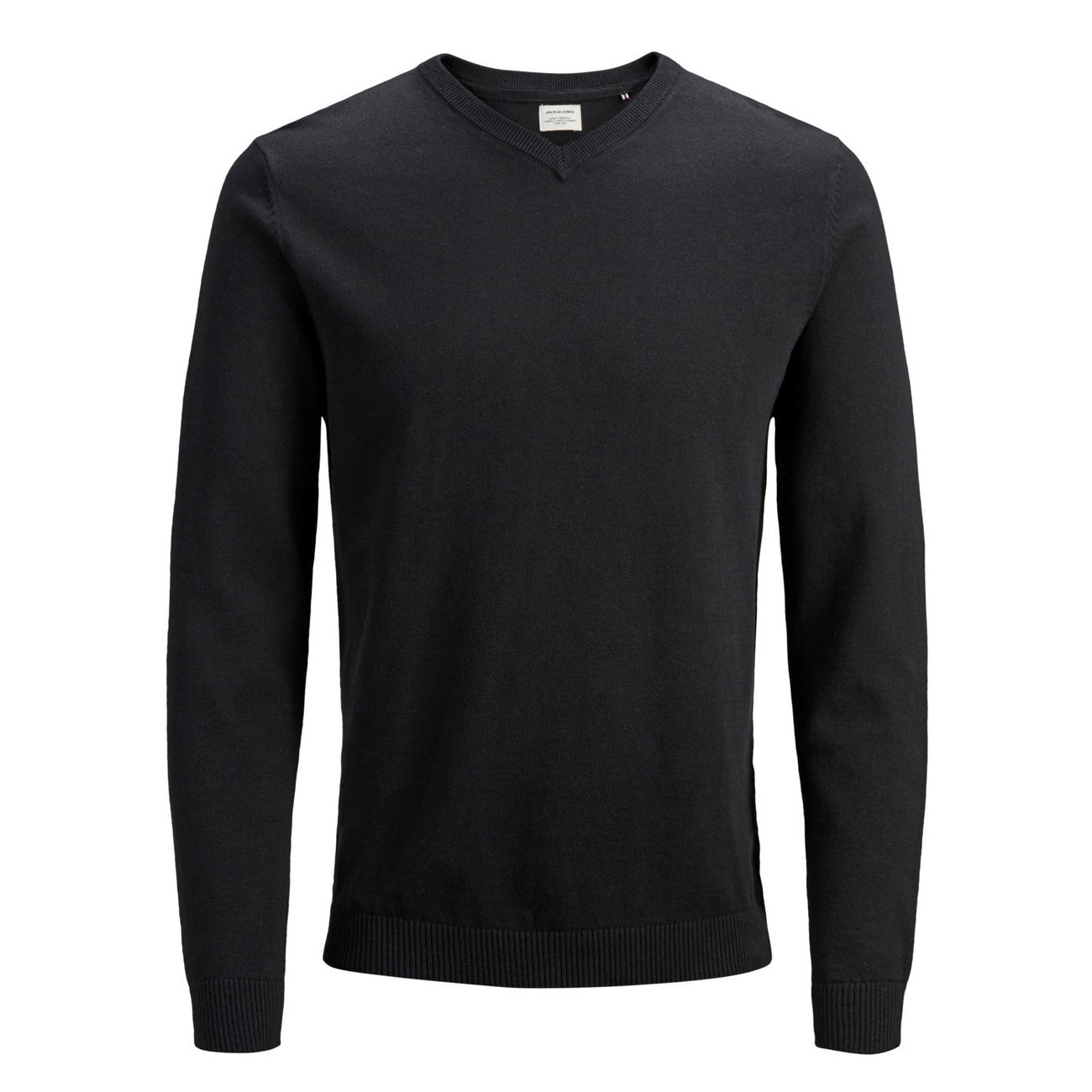 Jack & Jones Maglia Uomo Grigio Scollo a V Manica Lunga Cotone 100% Autunno Inverno 12137194