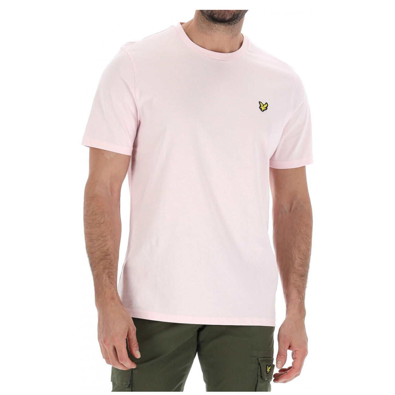 Lyle & Scott T-Shirt Uomo Marrone Manica Corta Scollo Tondo 100% Cotone Autunno/Inverno TS400VOG