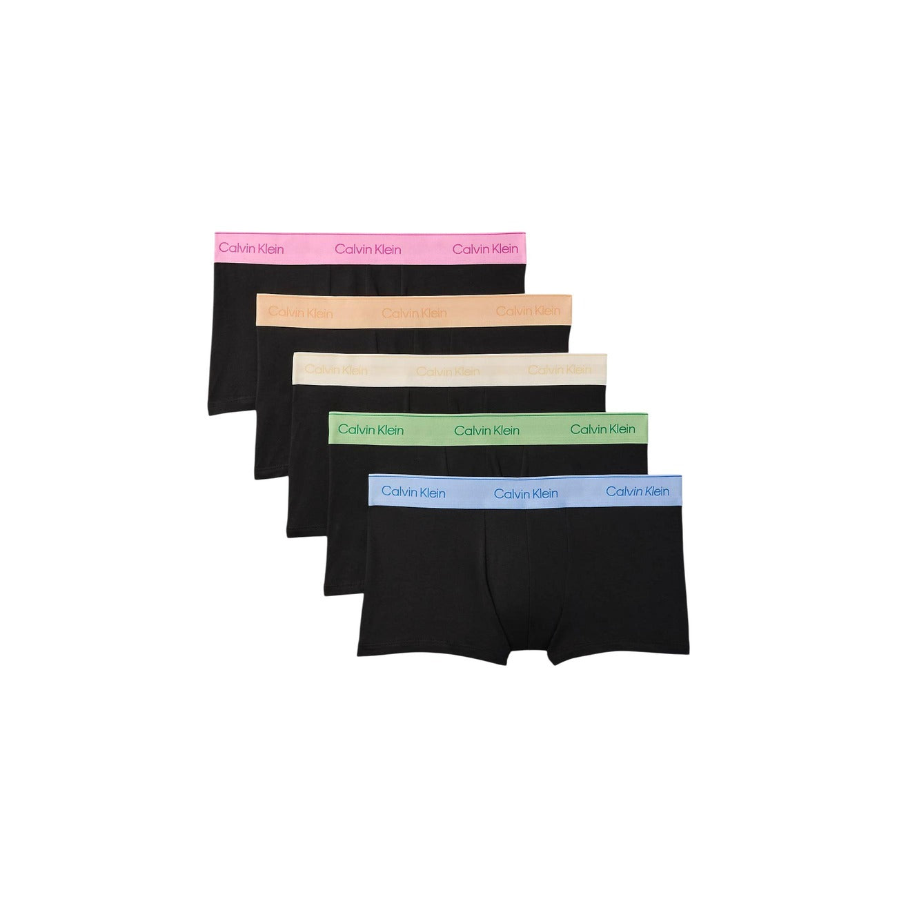 Calvin Klein Underwear Boxer a vita bassa confezione da 5 Uomo LOW RISE TRUNK 5PK