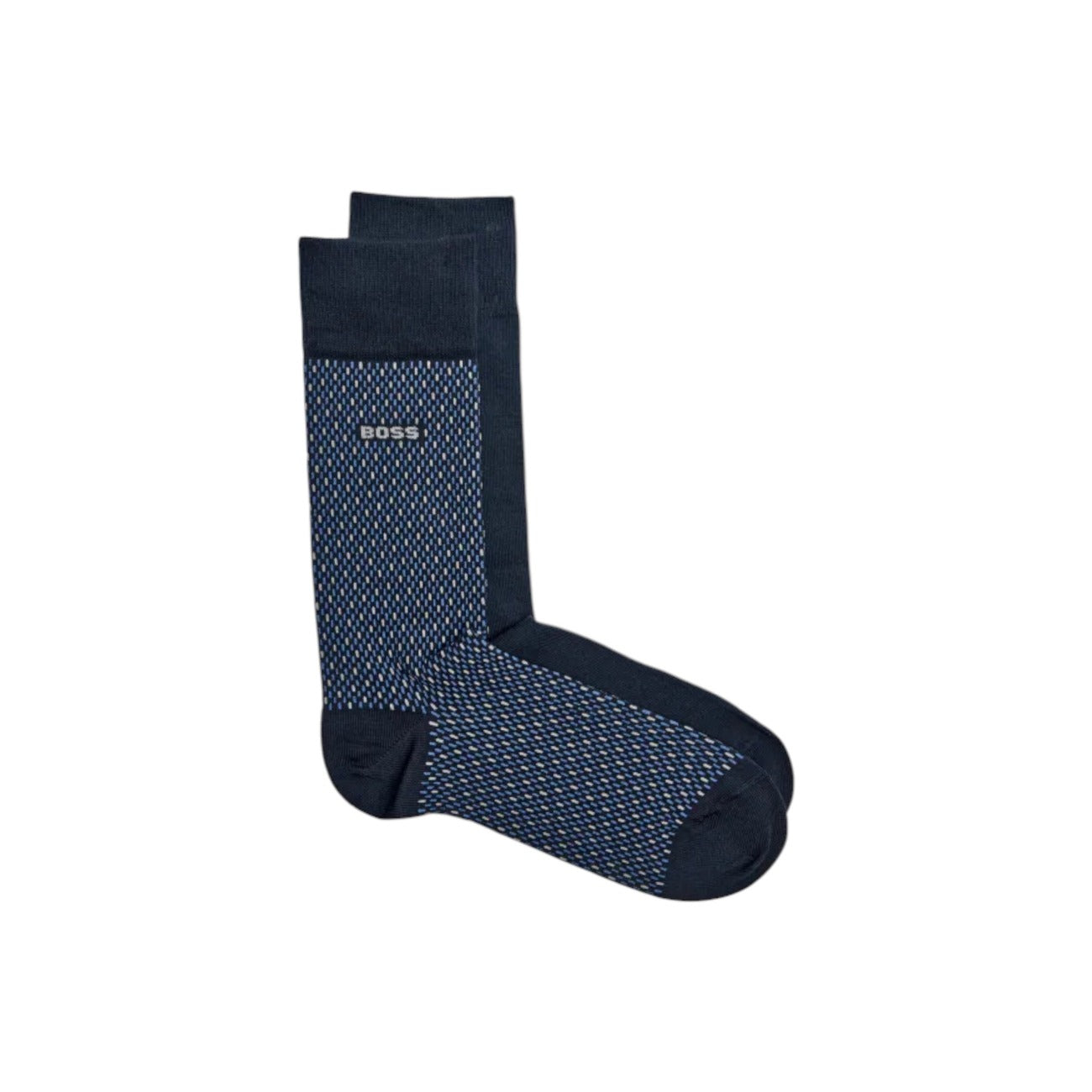 Boss Calze Uomo Blu - Calze Cotone Poliammide Elastan