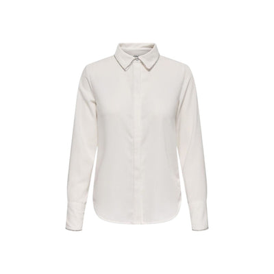 Only Camicia Donna Nera con Bottoni Maniche Lunghe - Camicia Poliestere