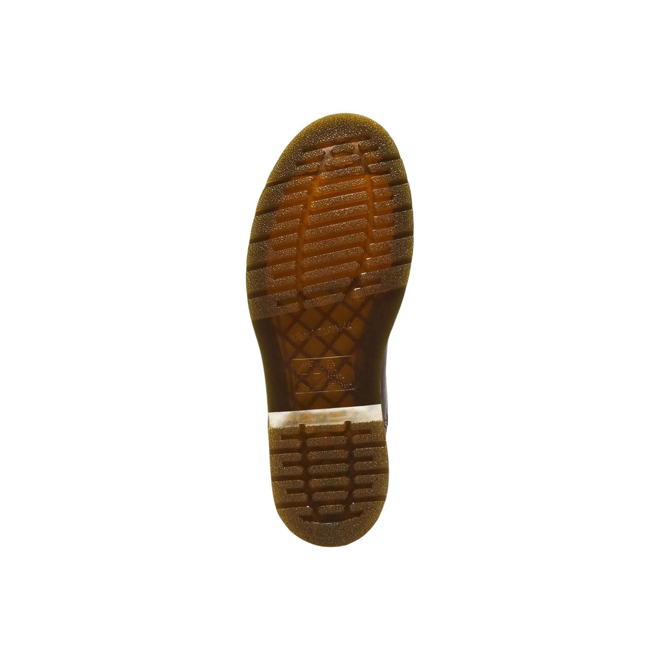 Stivaletti Chelsea Dr Martens 2976 pelle Ambassador. Beatle boots classici in morbida pelle pelle martellata con motivo vissuto, pannelli elasticizzati, suola AirWair e iconiche impunture gialle.