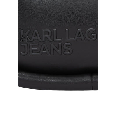 Karl Lagerfeld Jeans Women's Shoulder Bag Black - Iconic Parisian Style