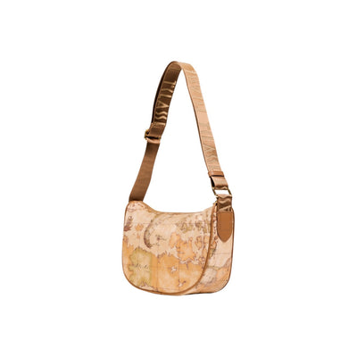 Alviero Martini Prima Classe Women's Handbag in Beige - Iconic Geo Print