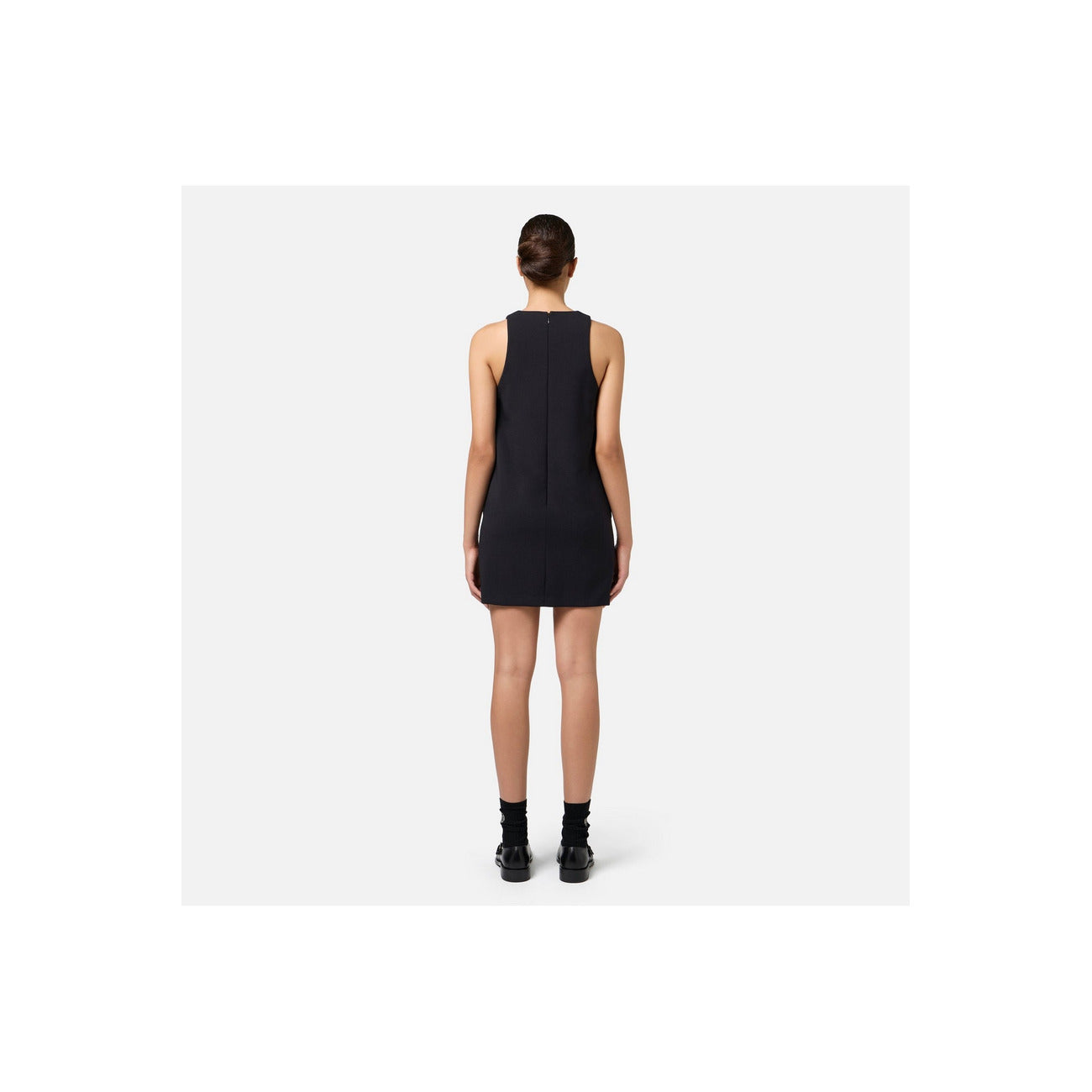 Elisabetta Franchi Blusa Donna Nero Cerniera Scollo Tondo 95% Poliestere 5% Elastan B_44708