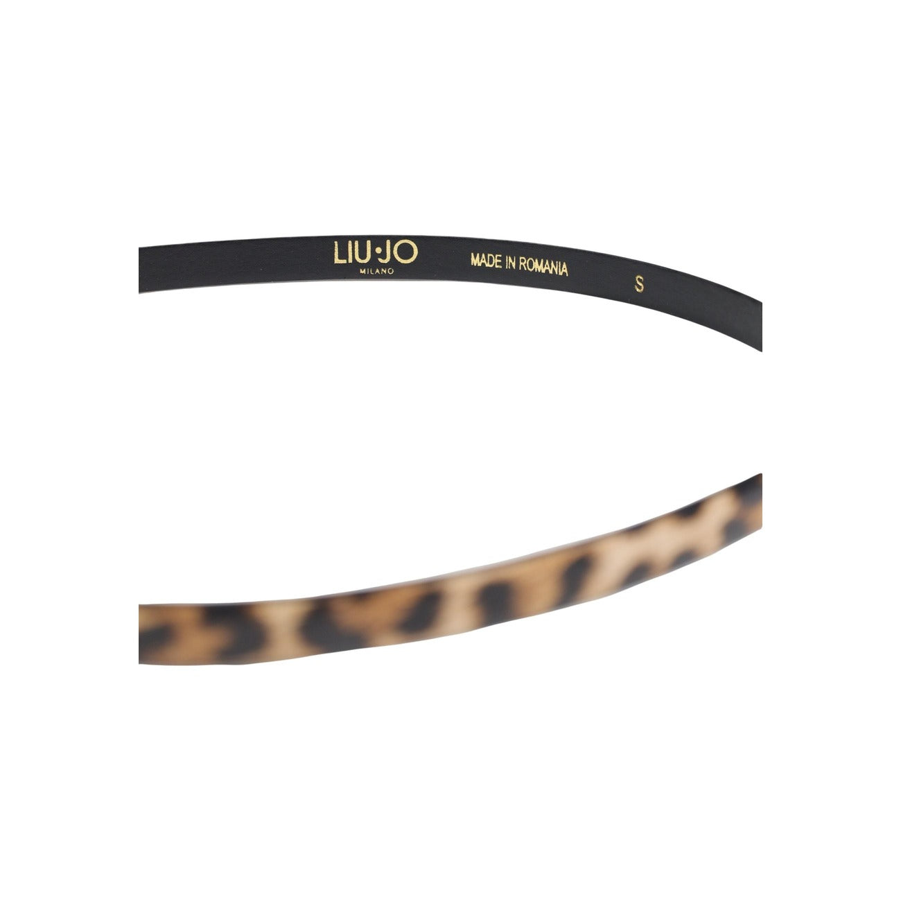 Liu-Jo Hips Belt 1,5 cm; cintura animalier con fibbia oro. Materiale 100% PU, accessorio di tendenza per definire la silhouette. Dettaglio interno 
