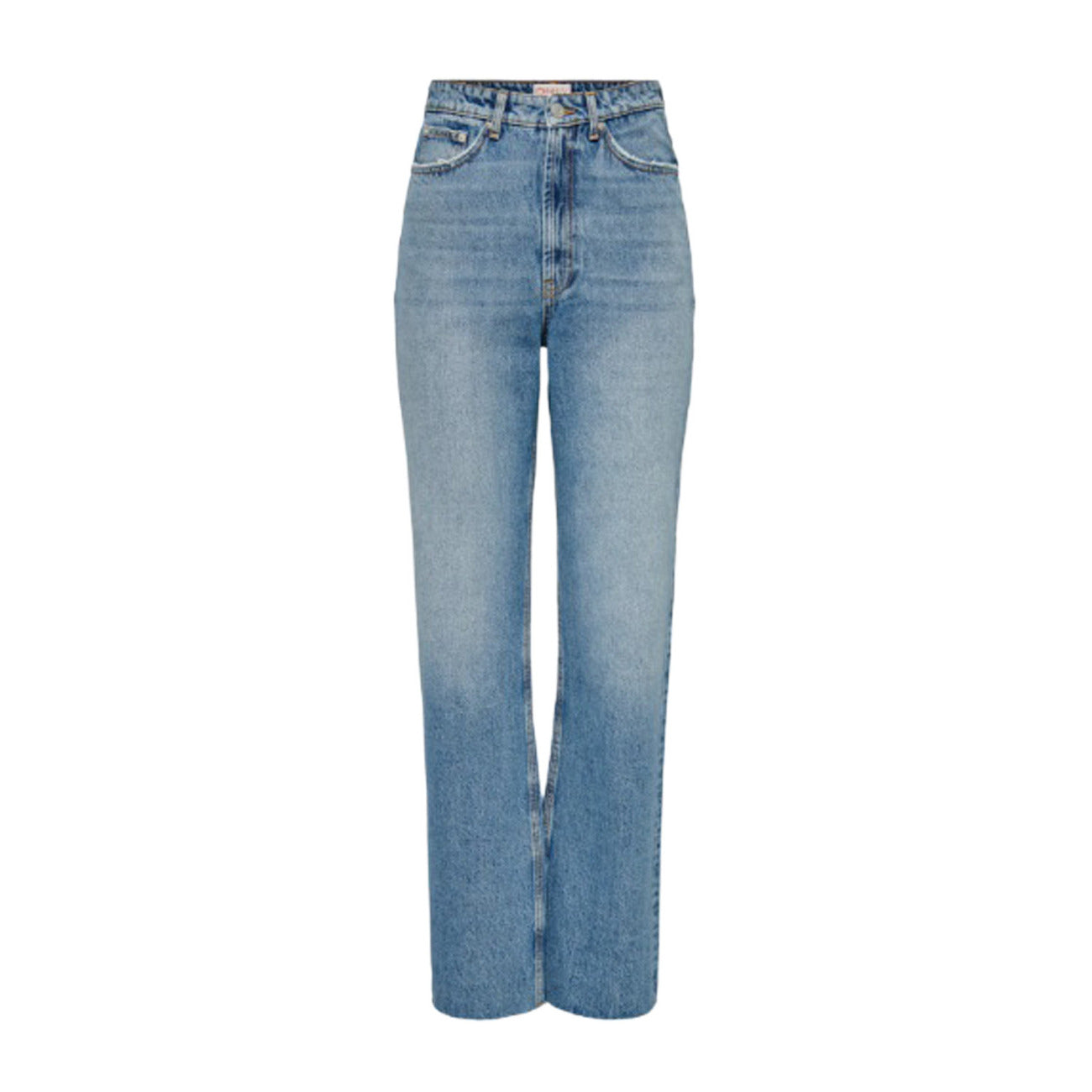 Only Jeans Donna Blu con Zip Bottone Tasche Anteriori Posteriori in Cotone 100% Autunno/Inverno 15315031