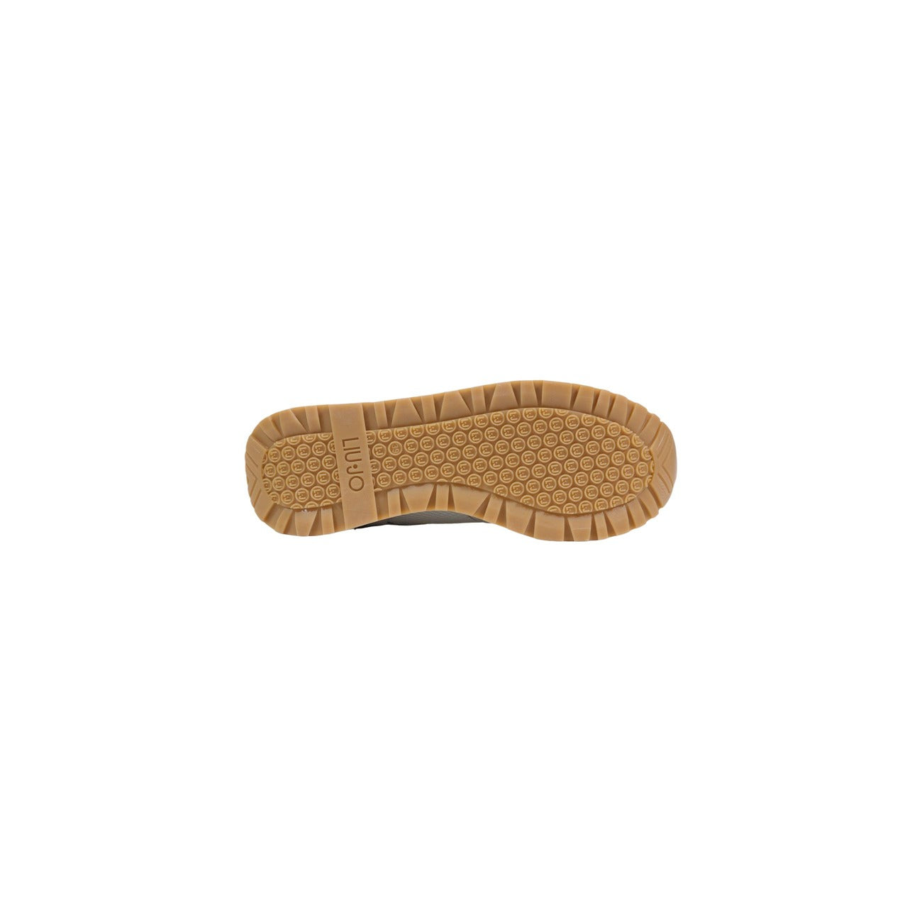 Sneakers Liu Jo Maxi Wonder Plus; Bianco, Mix Ecopelle e Suede. Suola platform 5 cm con logo, soletta morbida, struttura leggera. Versatile e contemporanea, 4 stagioni. Vista suola 