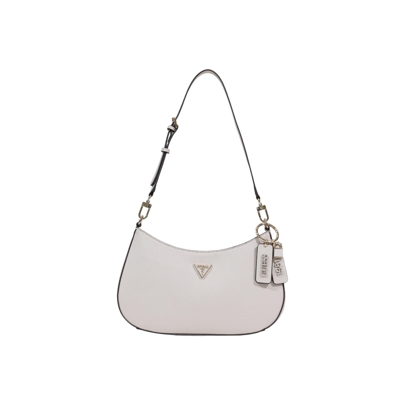 Guess Borsa Donna Nera in Poliuretano 100% a Mano con Cerniera Tasca Esterna 29x17x6 cm HWZG96 72180