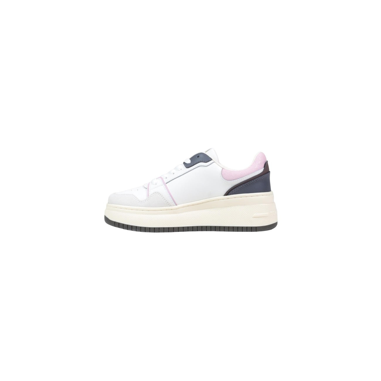 Sneakers Tommy Hilfiger Jeans donna bianche scarpe basse - vista laterale sinistra
