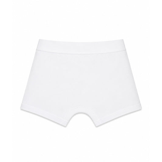 Set 2 Boxer Palm Angels; Stampa su gamba. Elastico tono su tono, cotone stretch premium, vestibilità aderente. Il dettaglio streetwear definitivo per il tuo guardaroba intimo. Bianco posteriore 