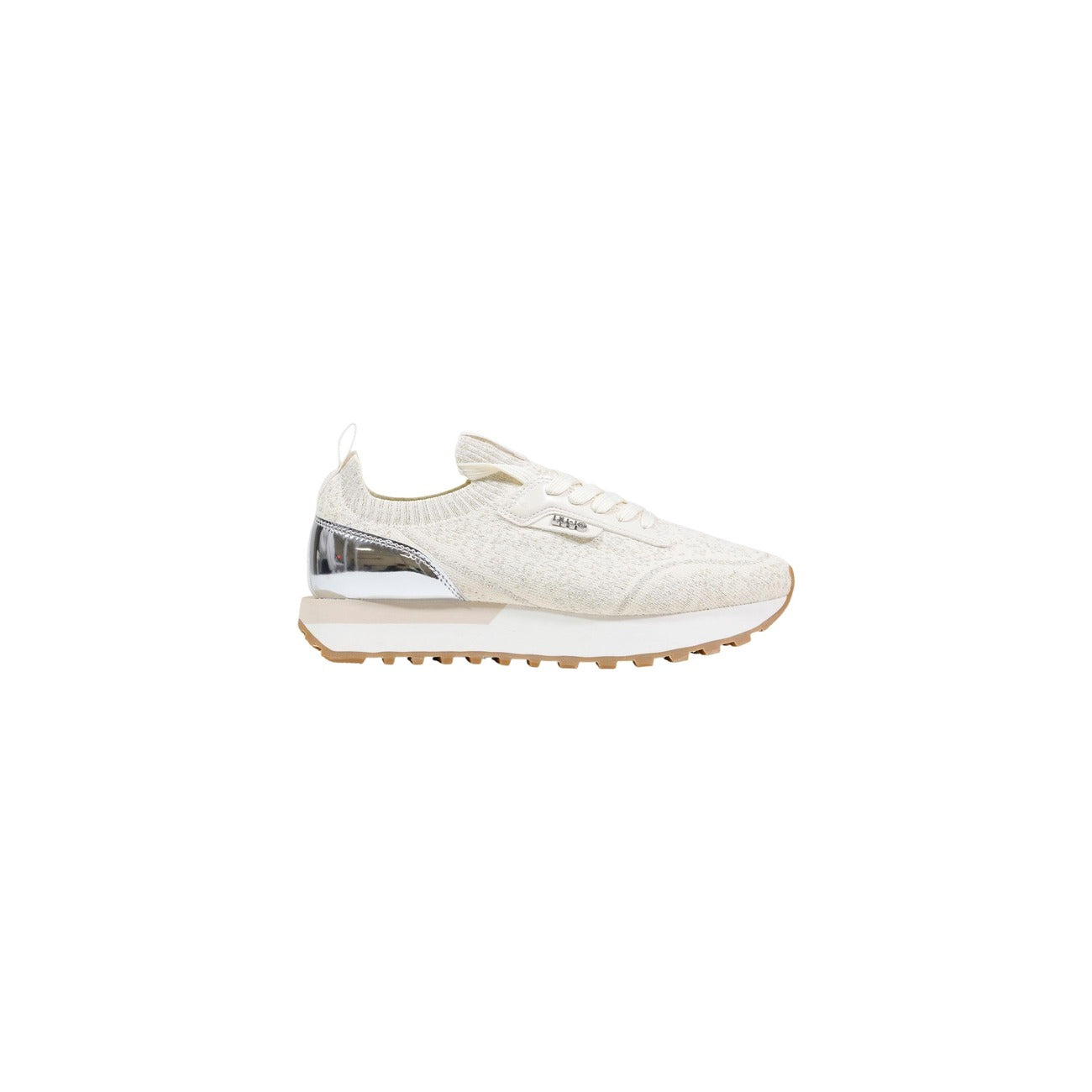 Liu Jo Sneakers EVELYN 916 avorio con lacci Donna - vista laterale 