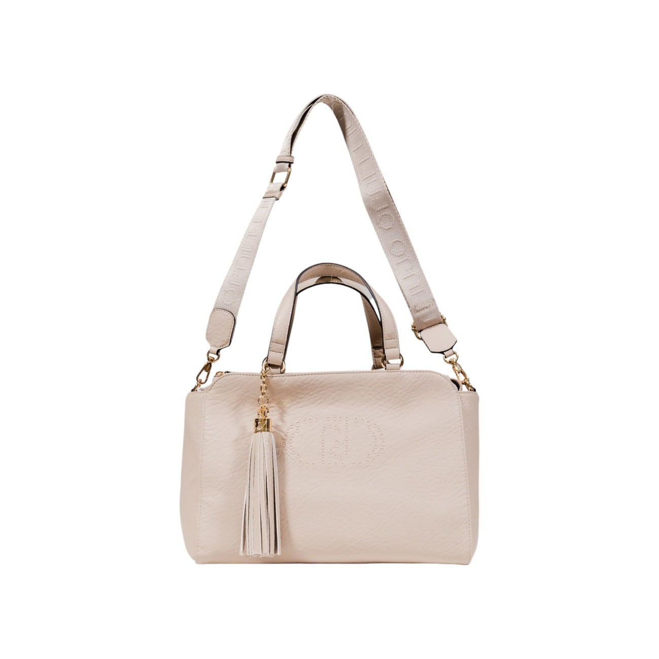 Liu Jo Borsa Donna Beige in Ecopelle 100% Borsa a Mano con Tracolla e Cerniera AF5121 E0161