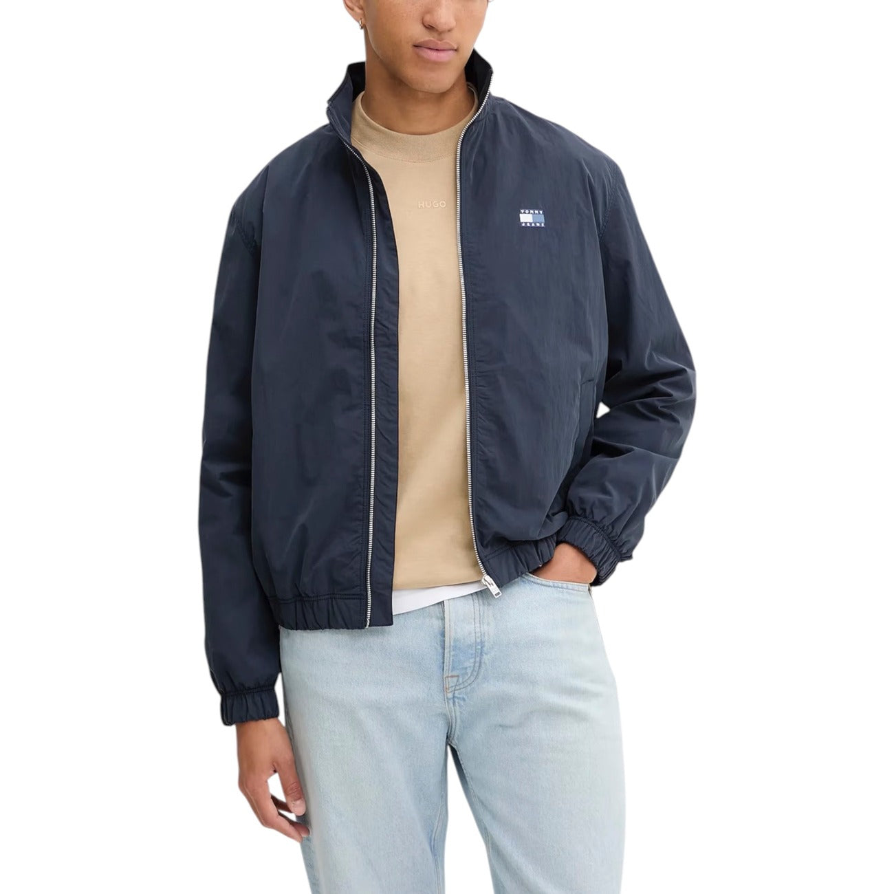 Tommy Hilfiger Jeans Men's Blue Zip-Up Jacket DM0DM21929