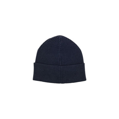 Boss Cappello Uomo Blu - Cappello Cotone Lana Autunno Inverno