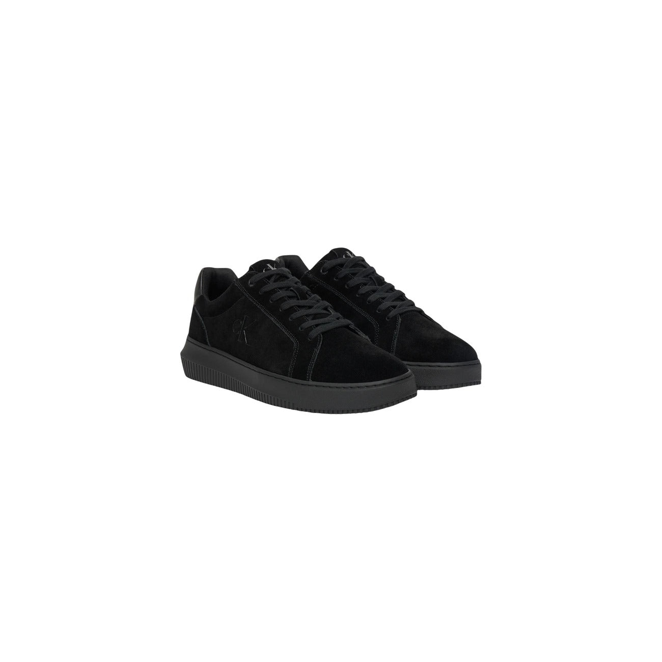 Calvin Klein Jeans Sneakers Uomo Nero Lacci Camoscio 100% Sportive Basse Autunno Inverno YM0YM01299