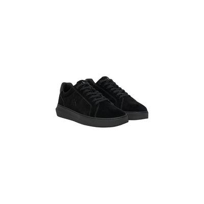 Calvin Klein Jeans Sneakers Uomo Nero Lacci Camoscio 100% Sportive Basse Autunno Inverno YM0YM01299