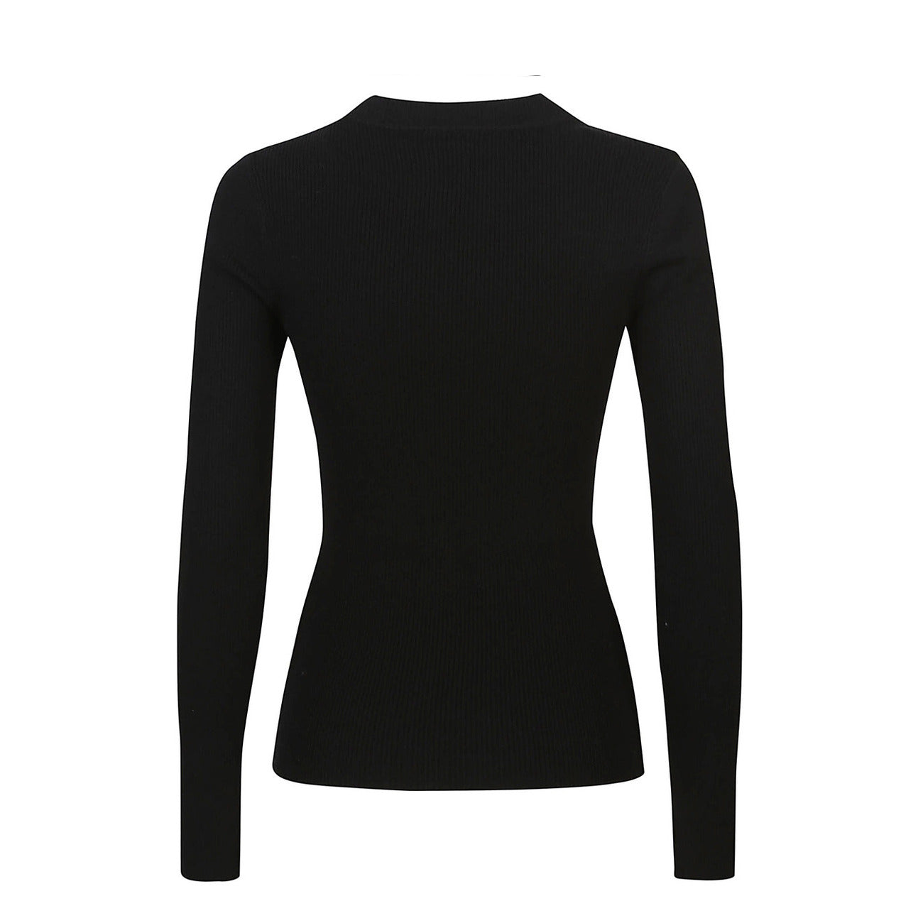 Diane Von Furstenberg Maglia Donna Nera in 84% Lana 14% Nylon 2% Spandex a Manica Lunga con Scollo Tondo V_32155
