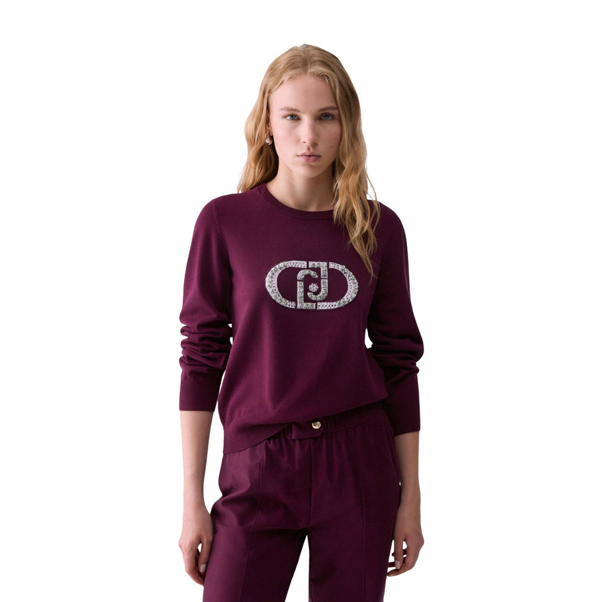 Liu Jo Maglia Dégradé con Paillettes Donna SWEATER