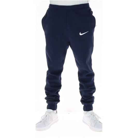 Pantaloni tuta uomo Nike blu – Joggers in cotone felpato con polsino CW6907.