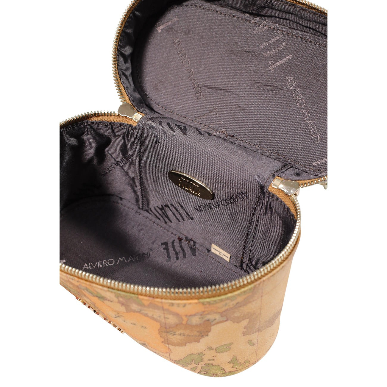 Alviero Martini Prima Classe Treasure Bag tracollina vanity Geo Classic e Burgundy Donna